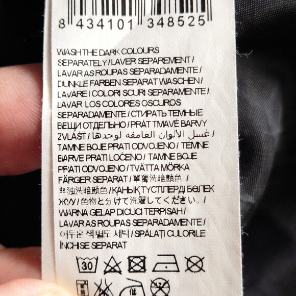 Desigual Striped Floral Dress Black White Size Medium Statement Print - Picture 11 of 11